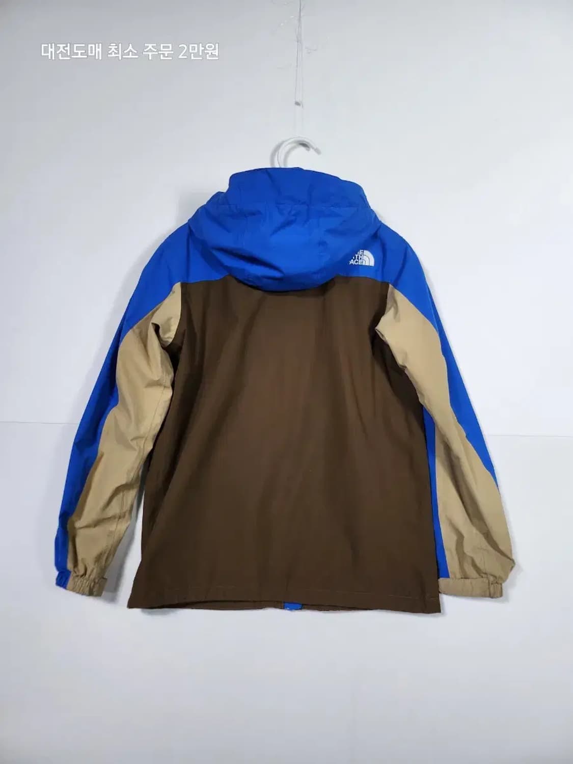 노스페이스 바람막이 자켓 블루 브라운 상품이미지2