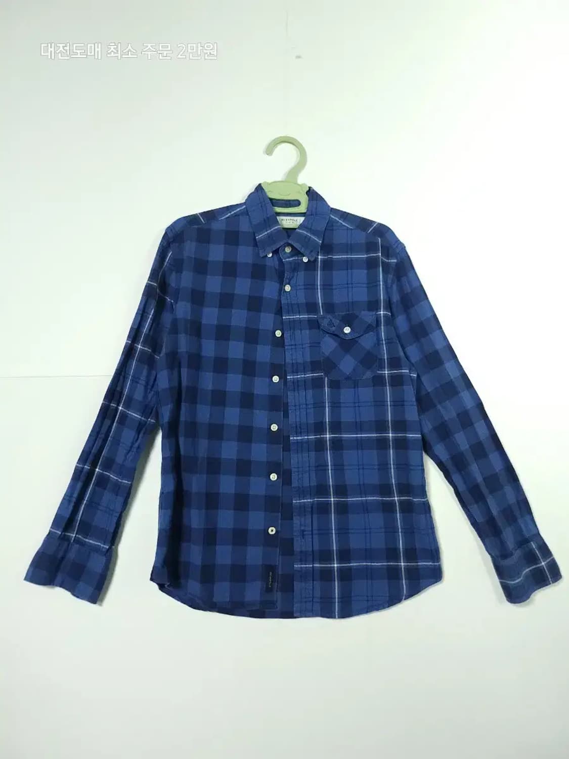 빈폴 블루 체크 셔츠 상품이미지1