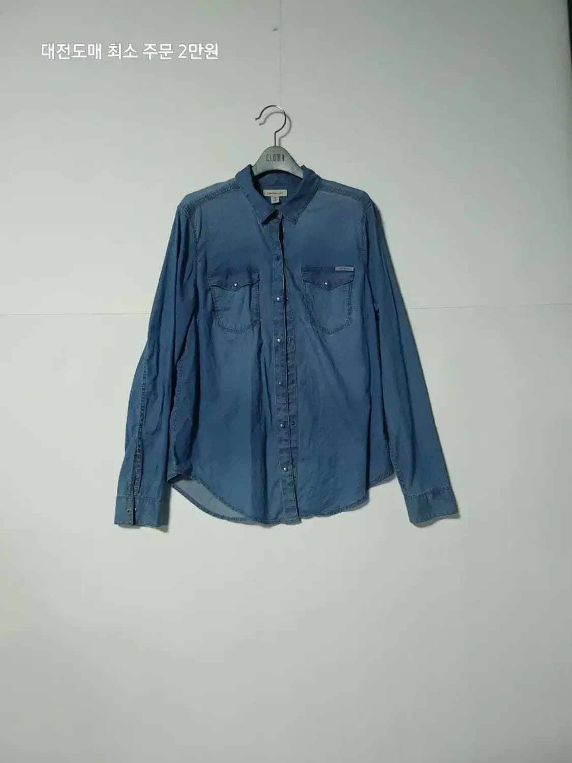 캘빈클라인 데님 셔츠 남방 상품이미지1