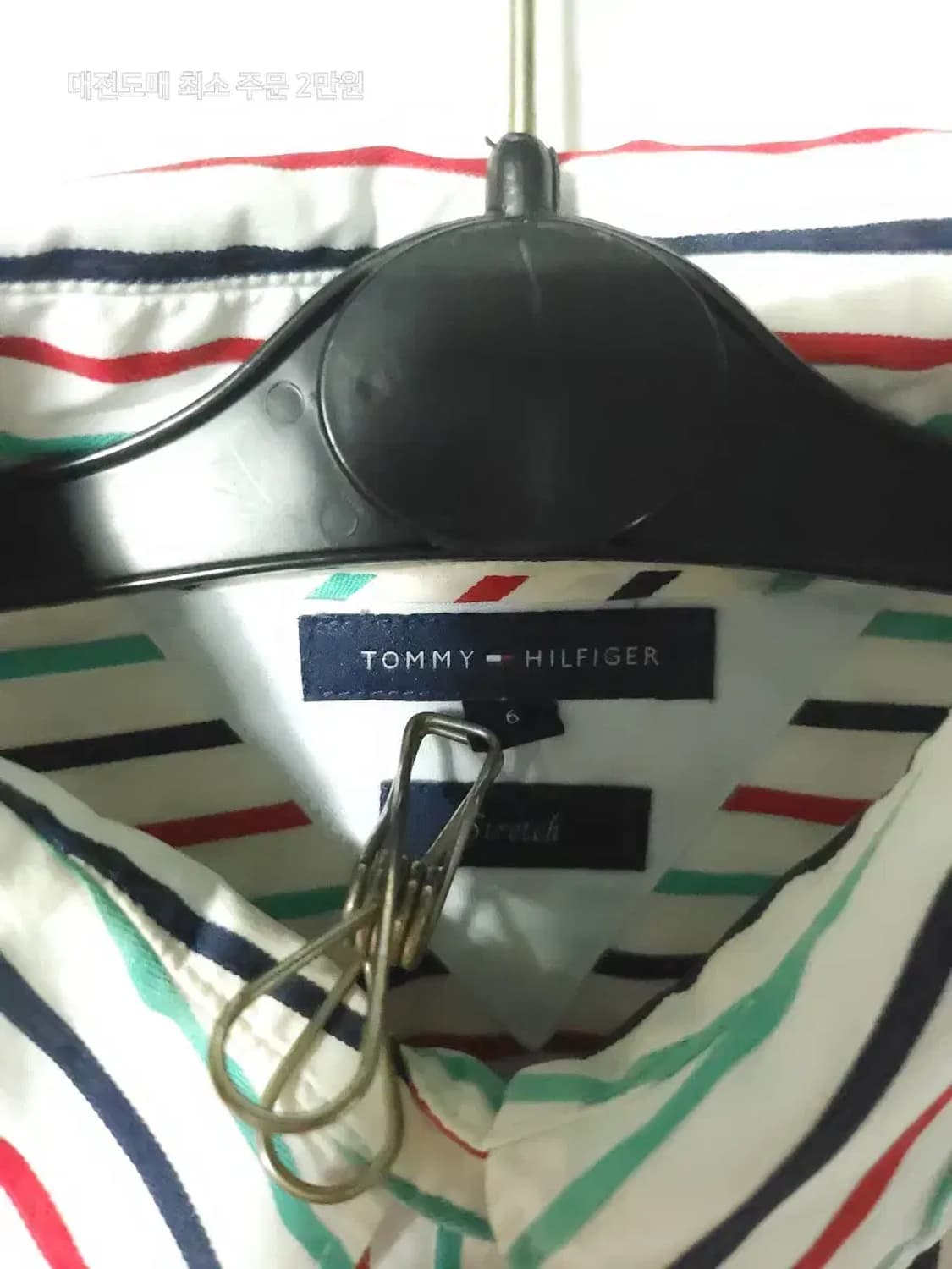 타미힐피거 스트라이프 셔츠 상품이미지3