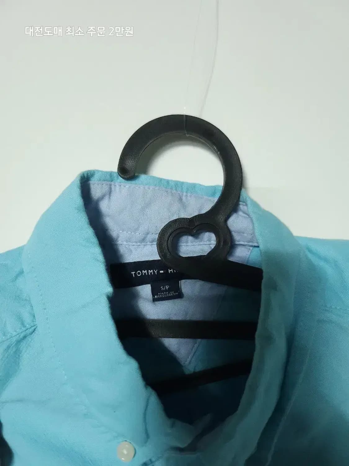 타미힐피거 반팔 셔츠 블루 상품이미지2