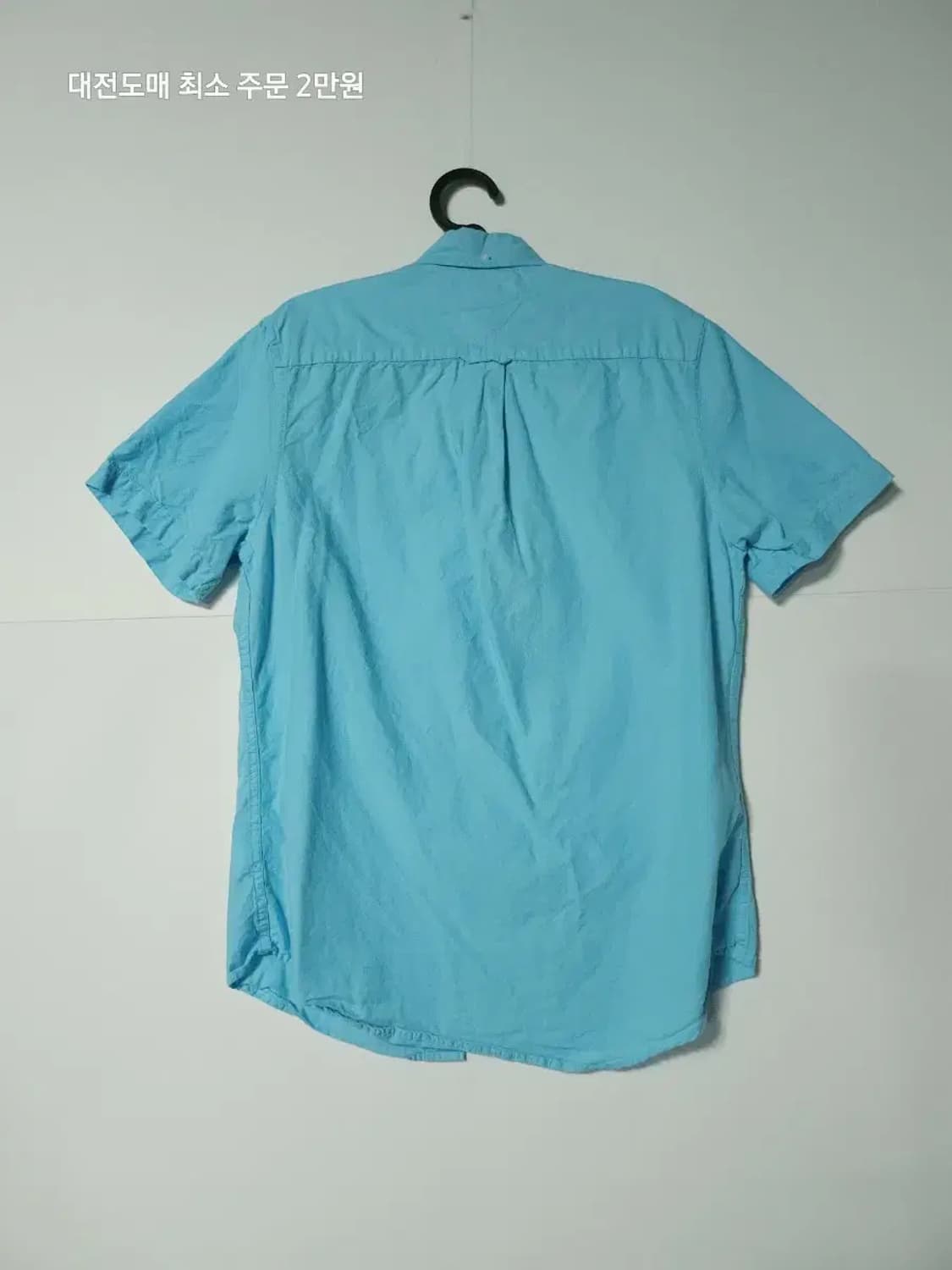 타미힐피거 반팔 셔츠 블루 상품이미지3