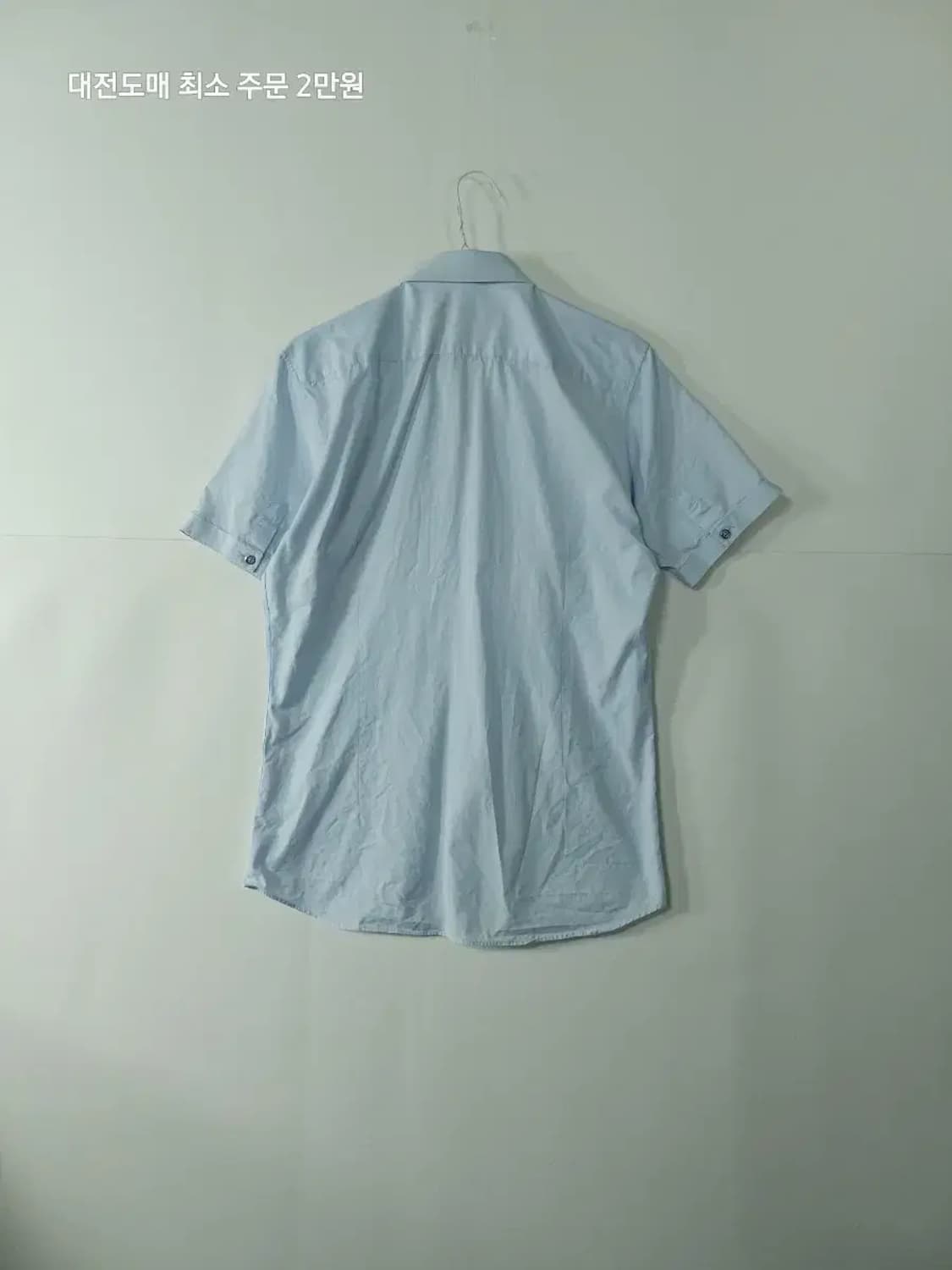 닥스 DAKS 하늘색 반팔 셔츠 남방 상품이미지1