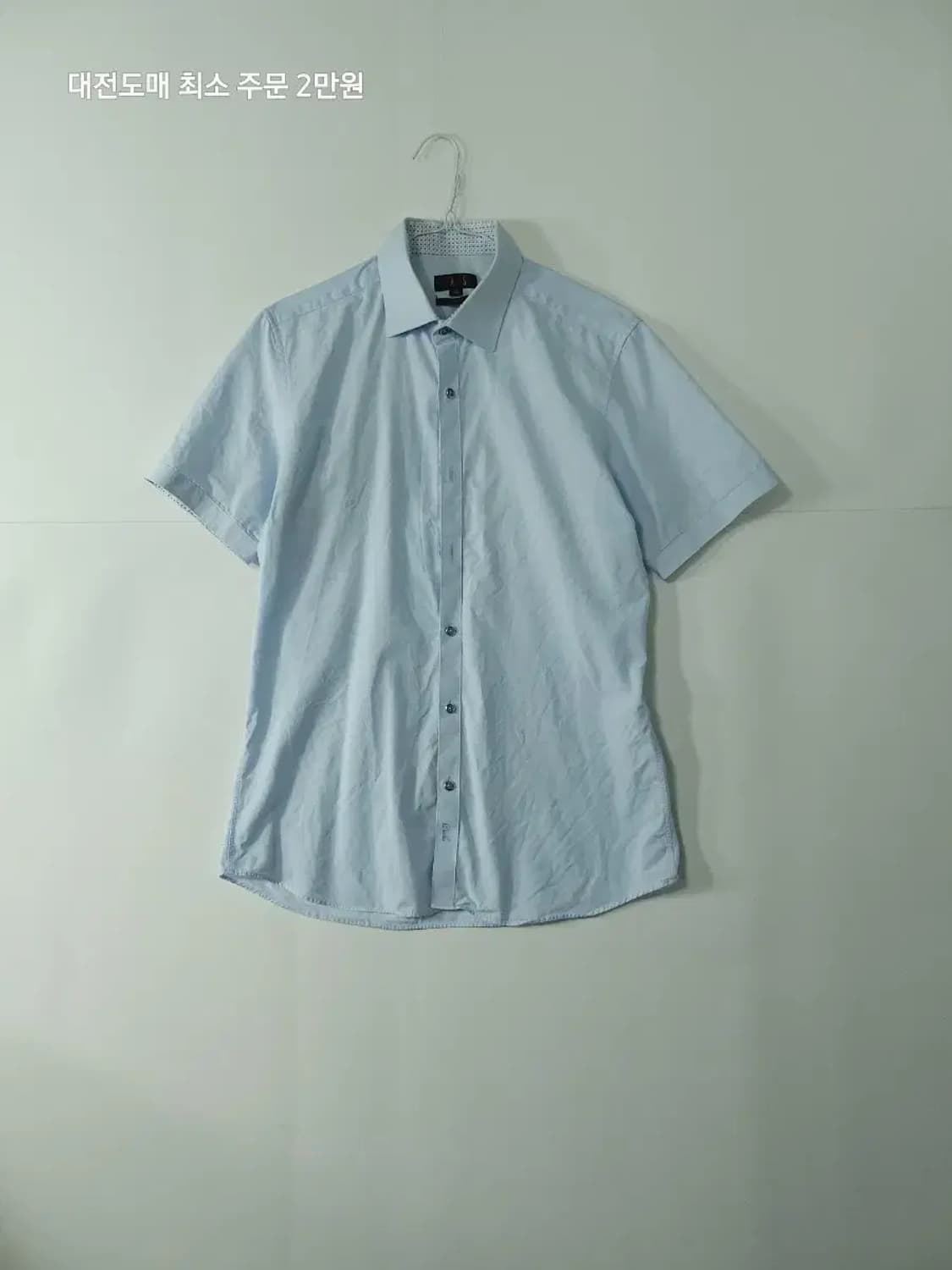 닥스 DAKS 하늘색 반팔 셔츠 남방 상품이미지2