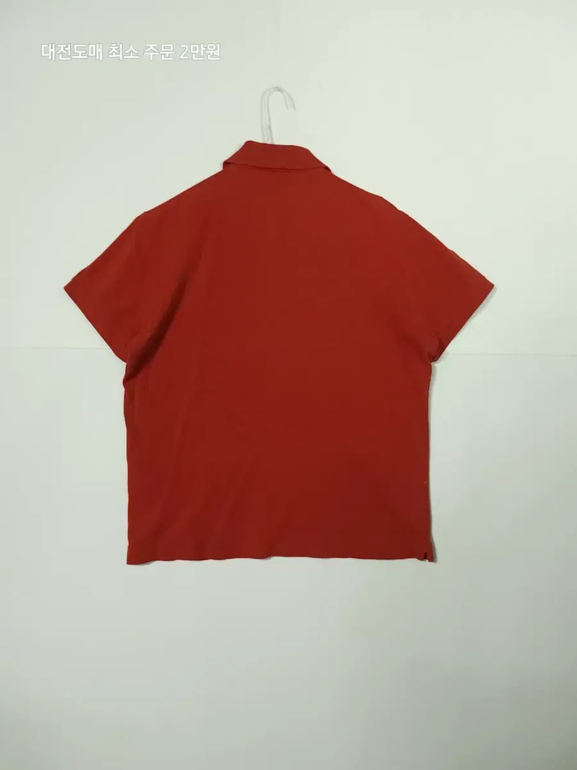 라코스테 레드 반팔 폴로티 상품이미지2