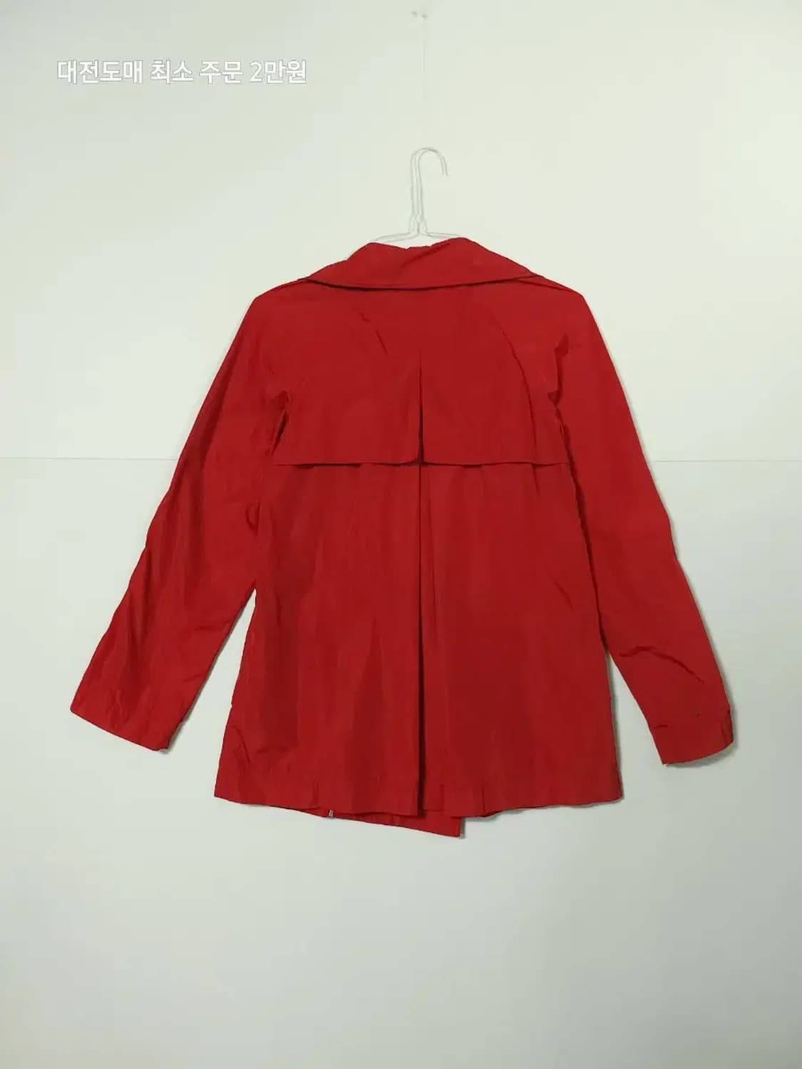 타미힐피거 레드 여성 트렌치코트 상품이미지2