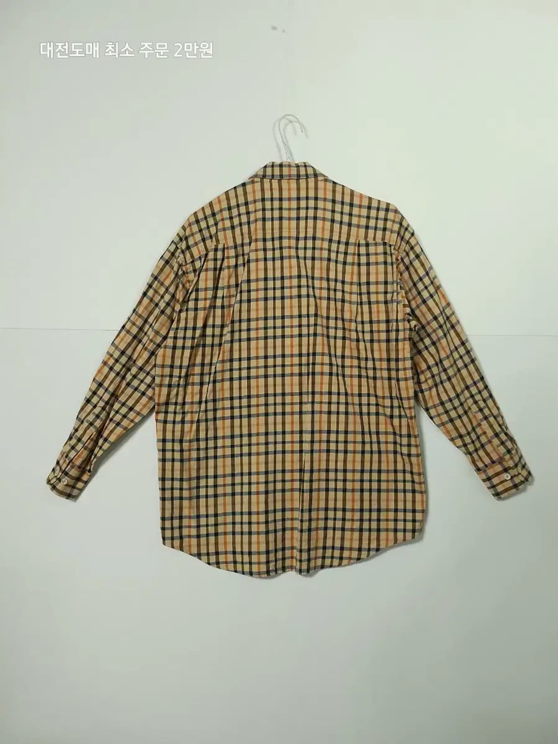 닥스 DAKS 체크 긴팔 셔츠 상품이미지2