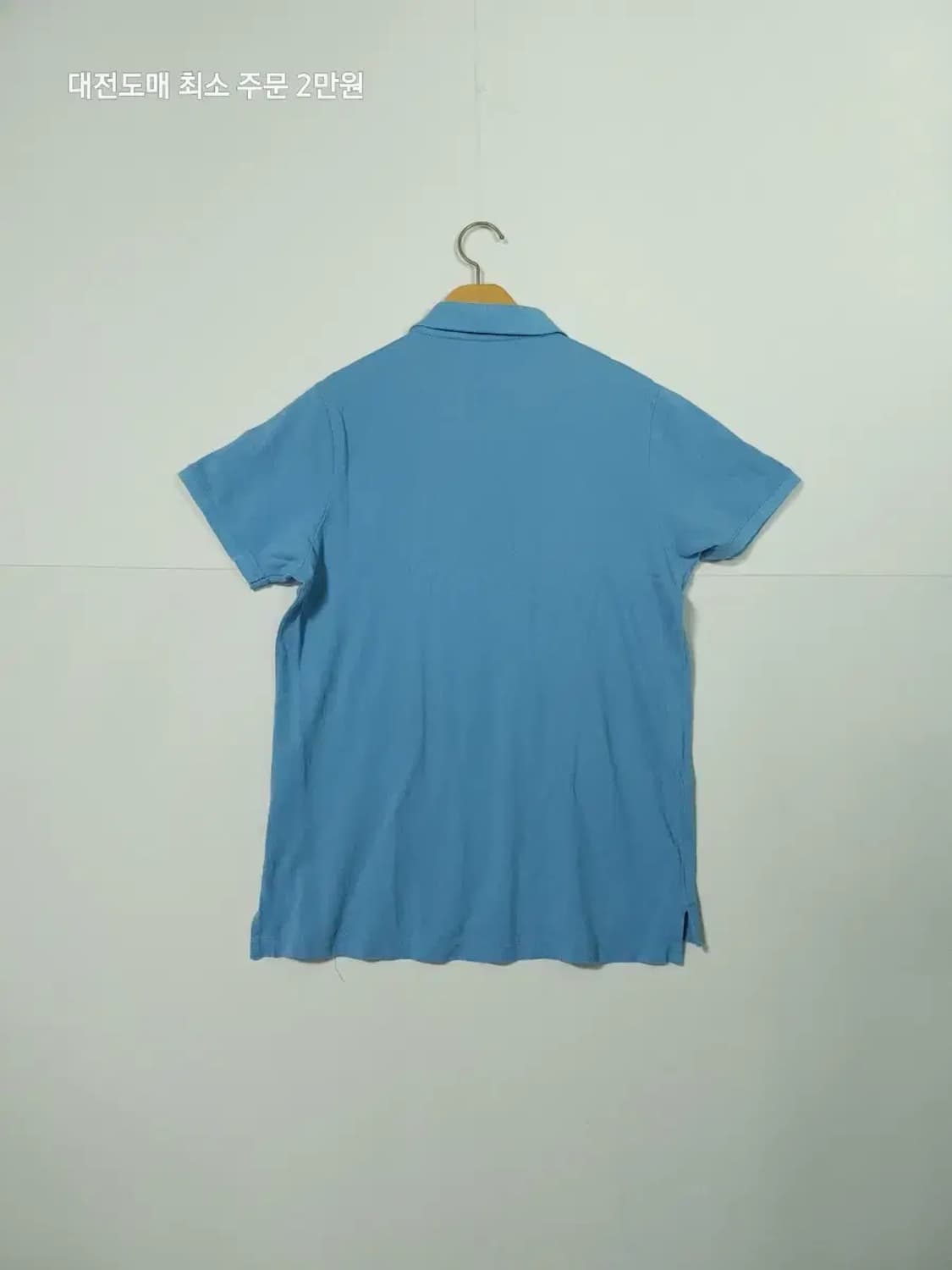 타미힐피거 블루 반팔 폴로티셔츠 상품이미지2