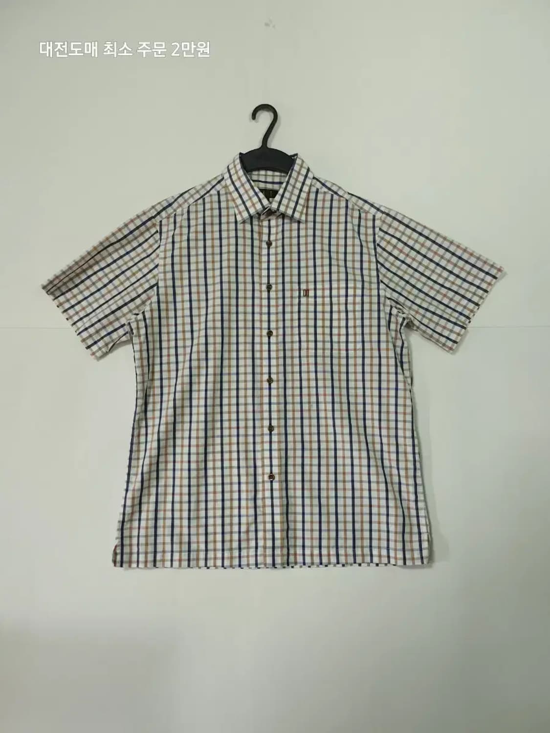 닥스 체크 반팔 셔츠 DAKS 상품이미지1