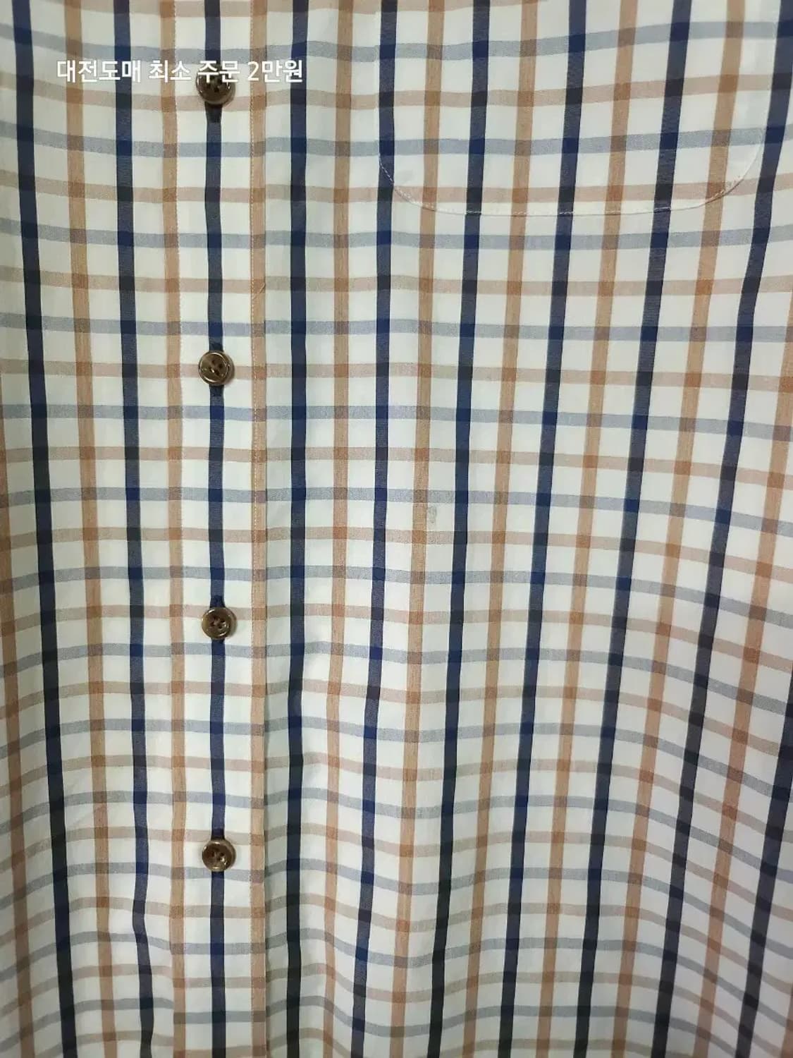 닥스 체크 반팔 셔츠 DAKS 상품이미지4