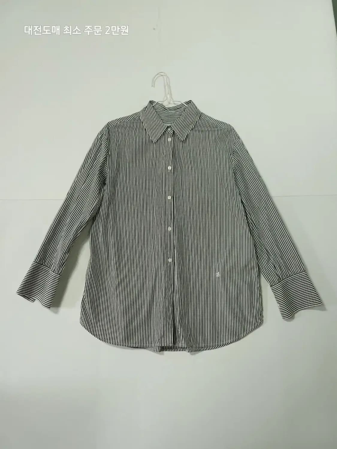 스트라이프 긴팔 남방 셔츠 상품이미지1