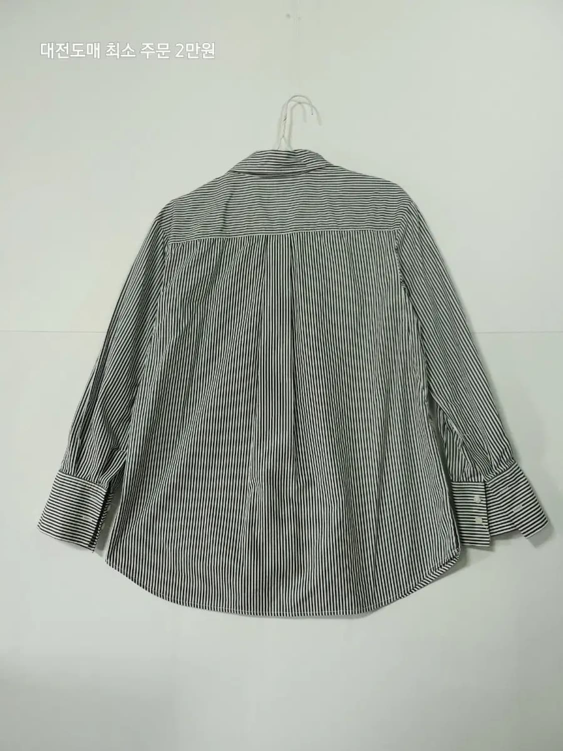 스트라이프 긴팔 남방 셔츠 상품이미지2