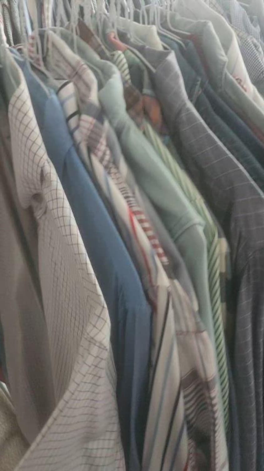 헤지스 블루 반팔 셔츠 상품이미지5