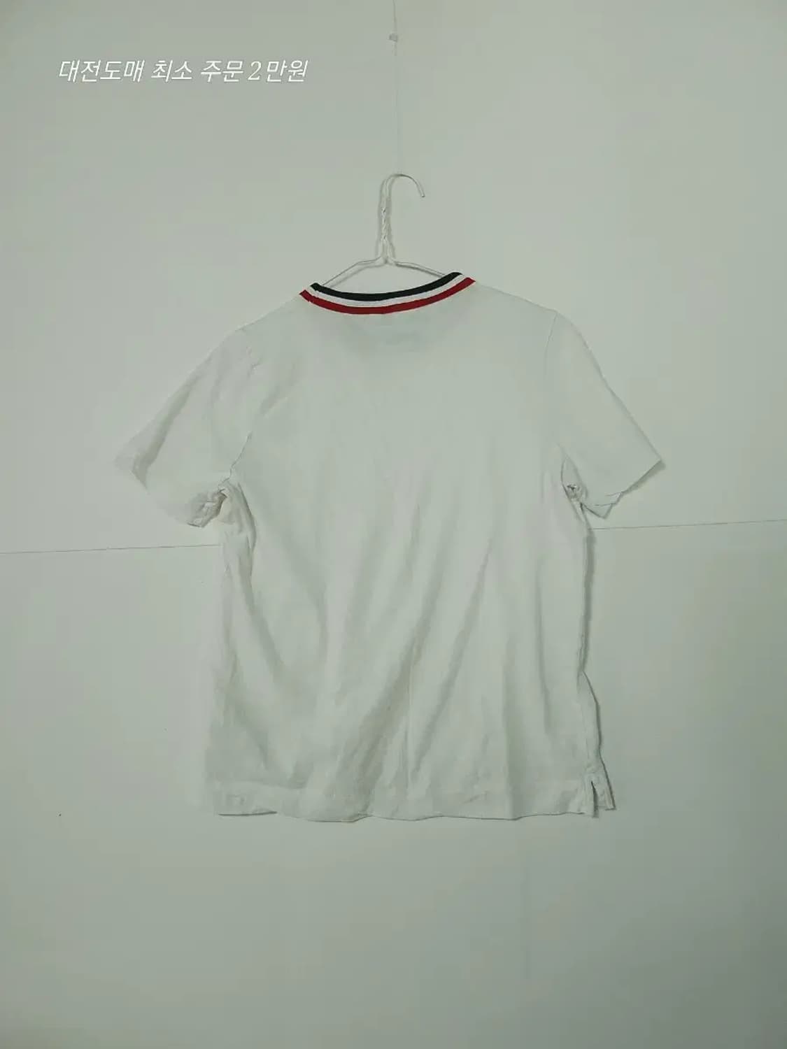 타미힐피거 화이트 반팔 티셔츠 상품이미지2