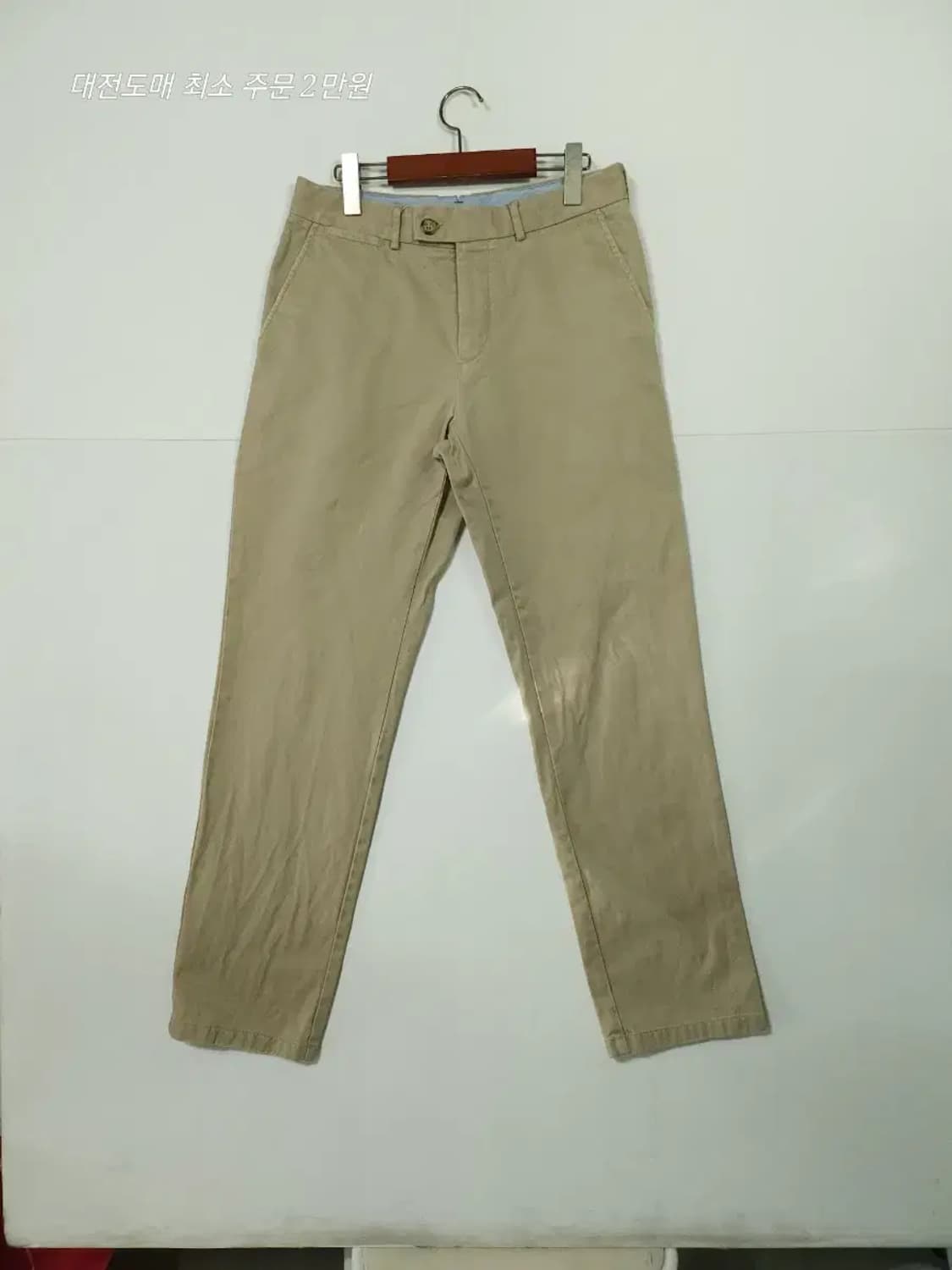 타미  베이지 면바지 남성 바지 상품이미지1