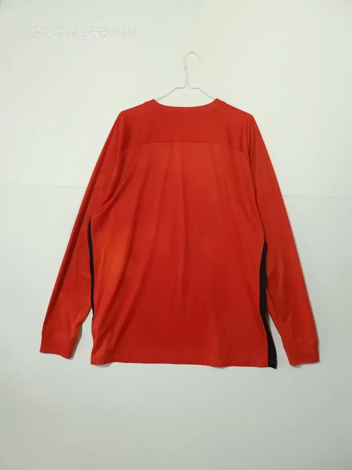 나이키 레드/블랙 긴팔 티셔츠 상품이미지2