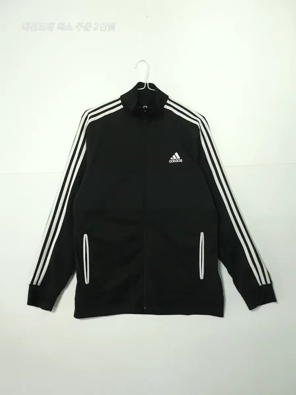 아디다스 삼선 트레이닝 블랙 집업 상품이미지1