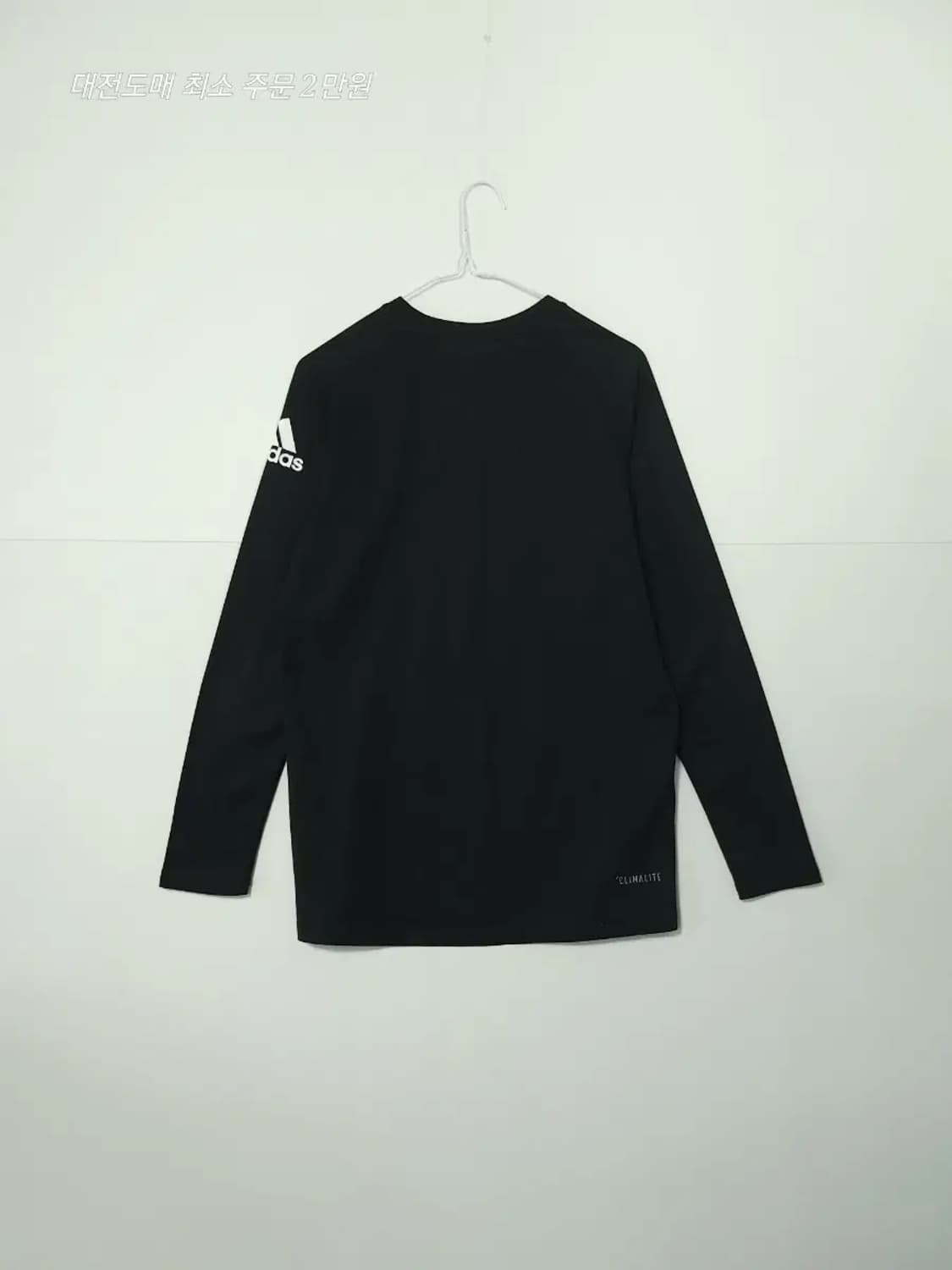 아디다스 블랙 긴팔 티셔츠 상품이미지2