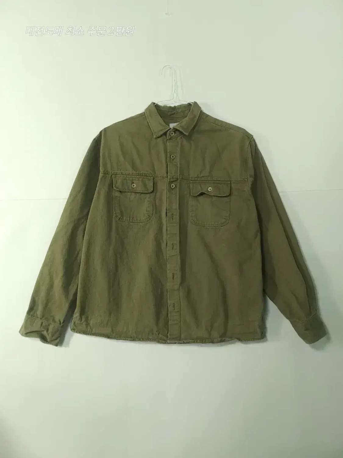 카키색 남성 셔츠 남방 자켓 아우터 상품이미지1