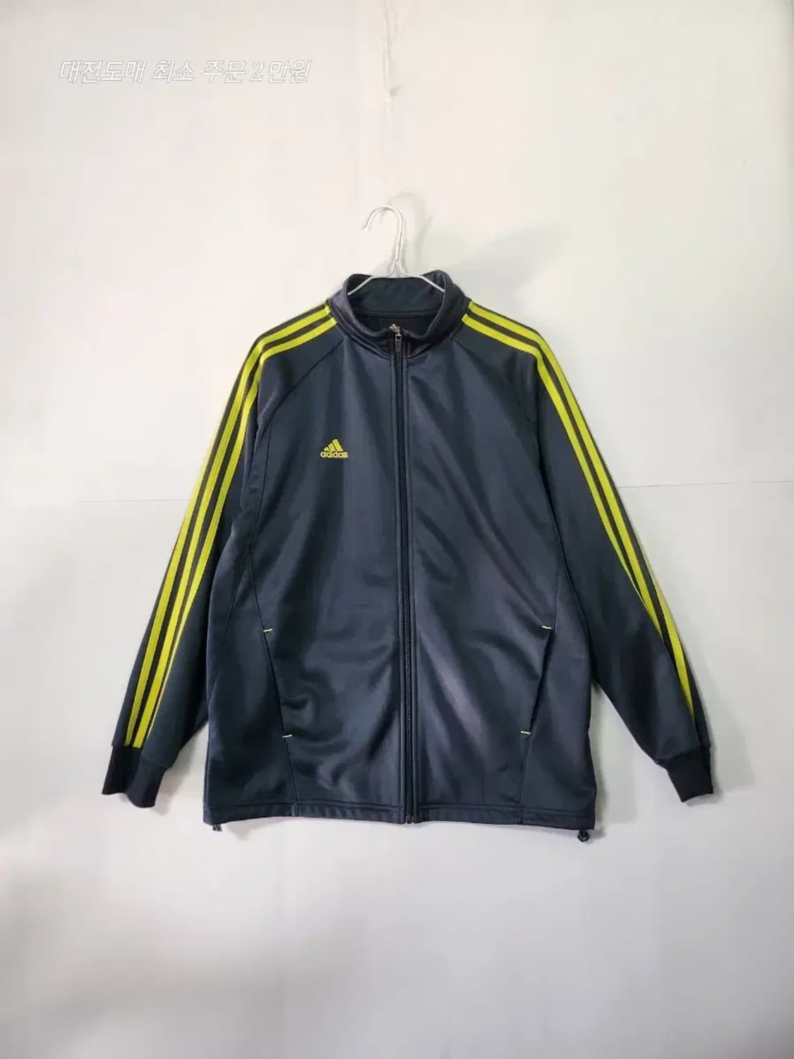 아디다스 네이비/노랑 삼선 트랙탑 상품이미지1