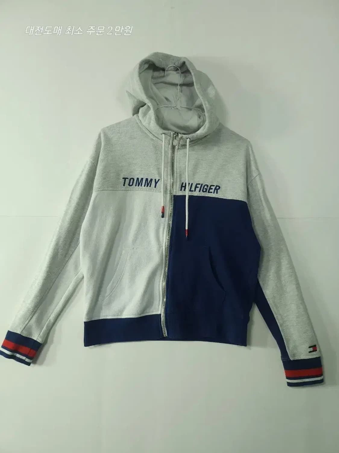 타미힐피거 컬러블록 후드 집업 상품이미지1