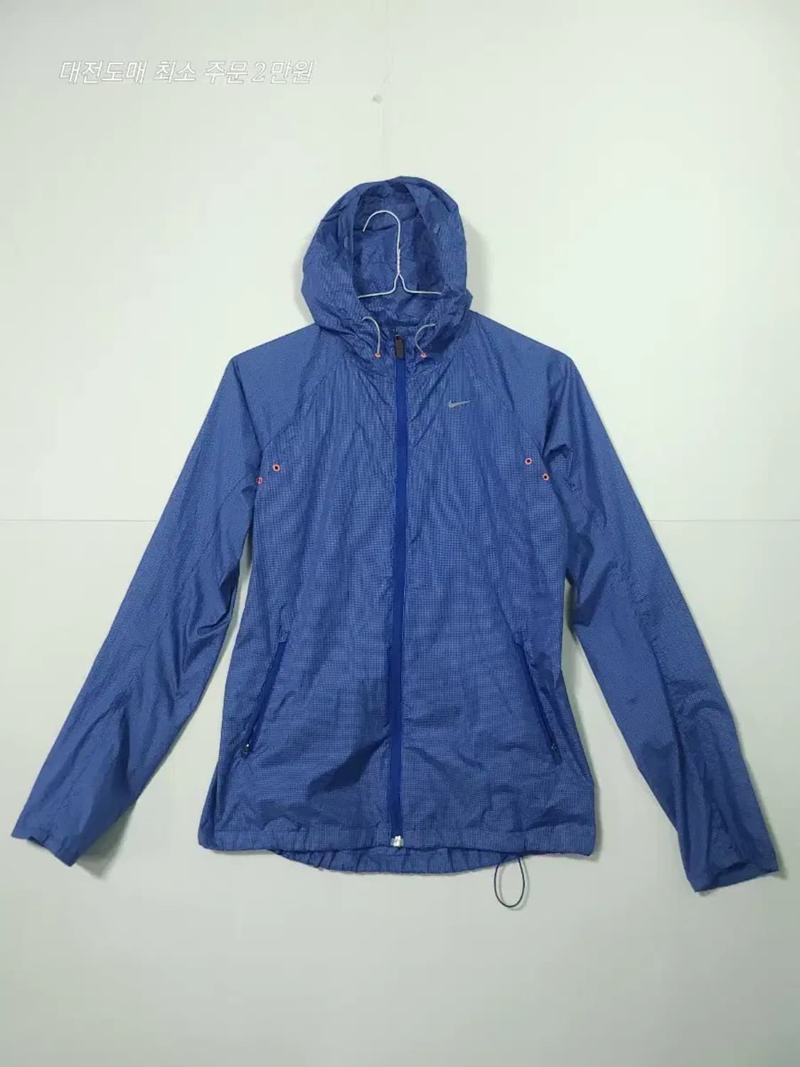 나이키 블루 바람막이 후드 자켓 상품이미지1