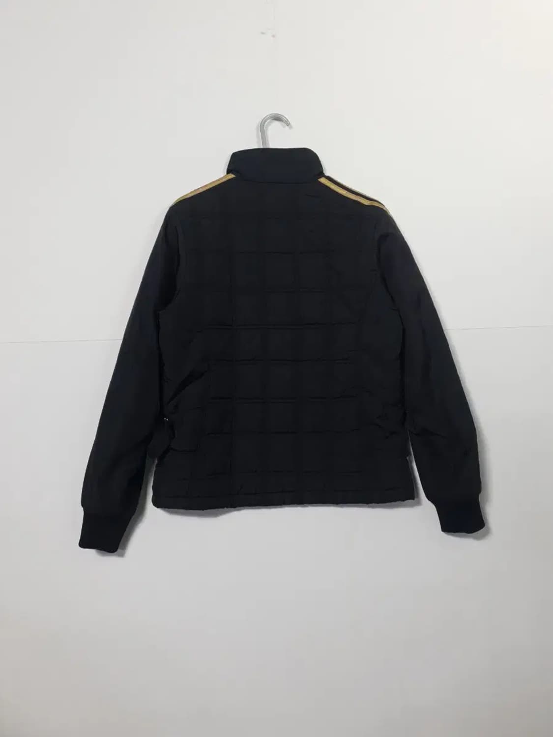 아디다스 삼선 블랙 패딩 퀄팅 점퍼 상품이미지2