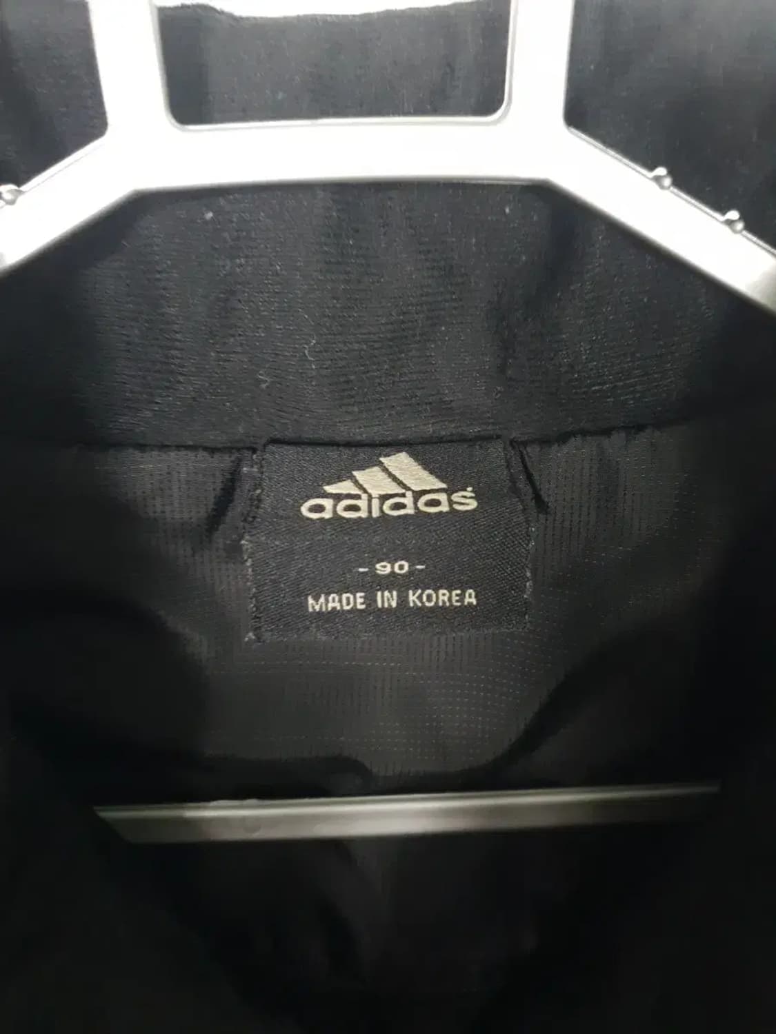 아디다스 삼선 블랙 패딩 퀄팅 점퍼 상품이미지3