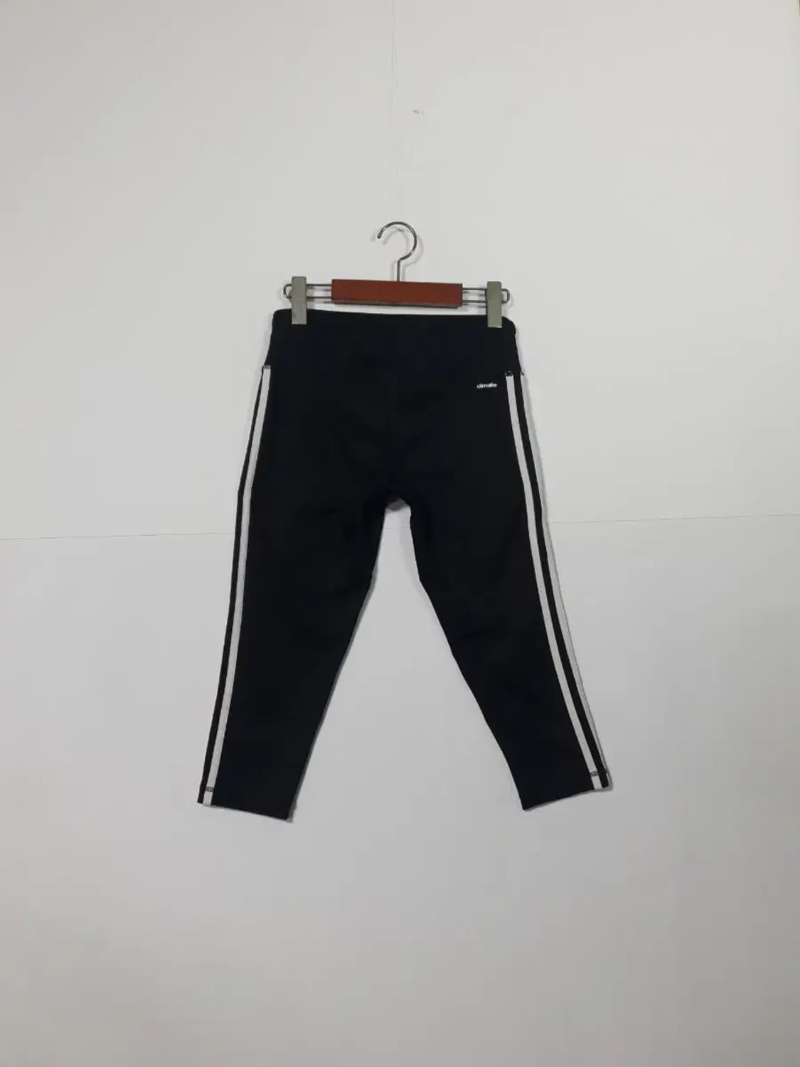 아디다스 삼선 7부 레깅스 블랙 상품이미지2