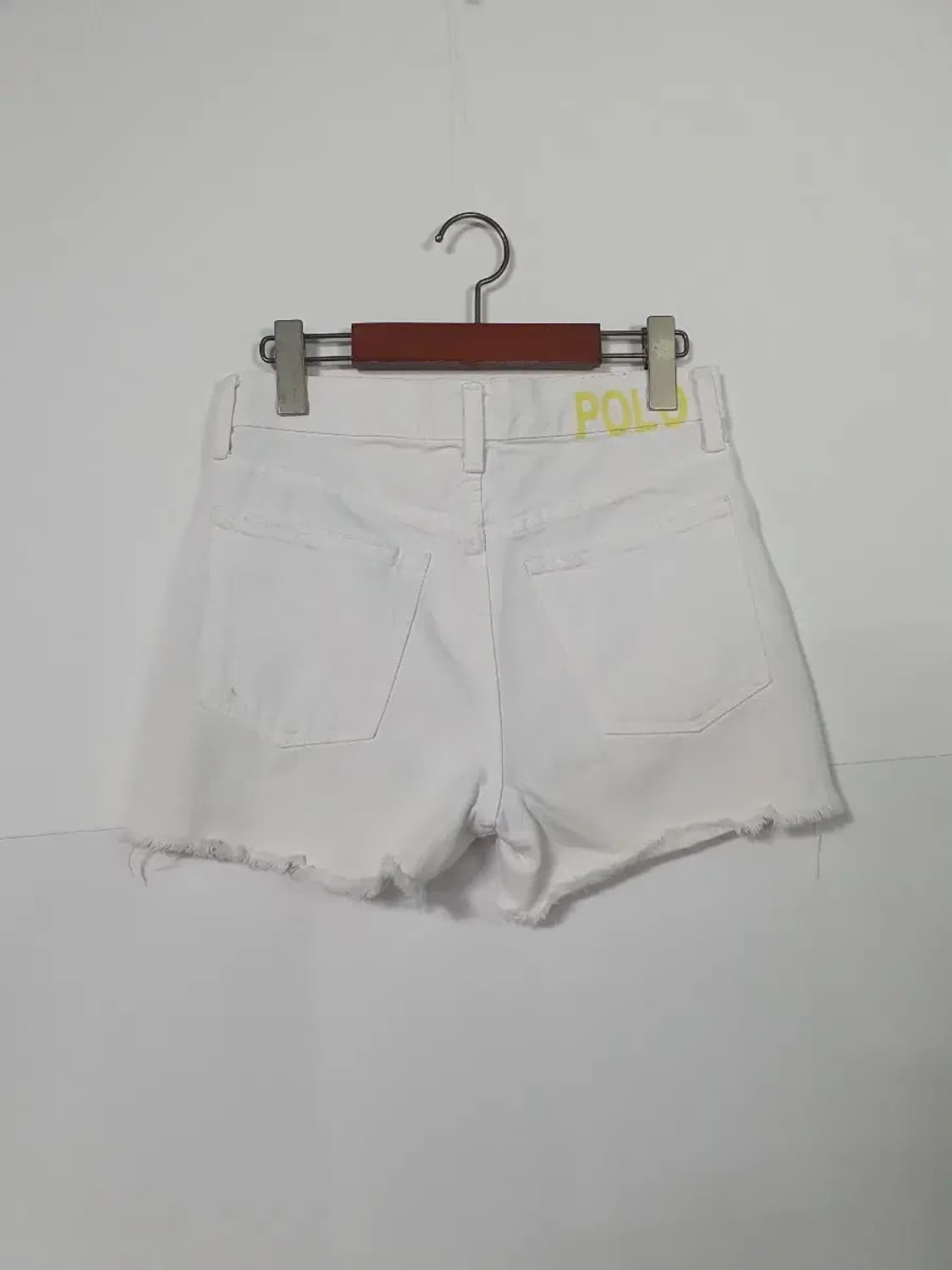 폴로 랄프로렌 화이트 데님 반바지 상품이미지2