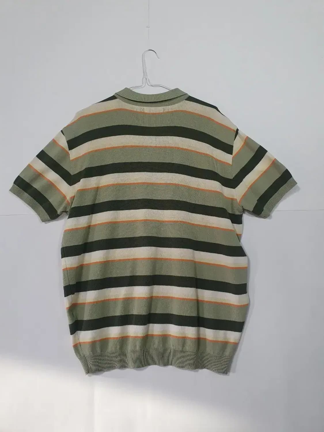 Henry Cotton's 스트라이프 반팔 카라 니트 상품이미지2