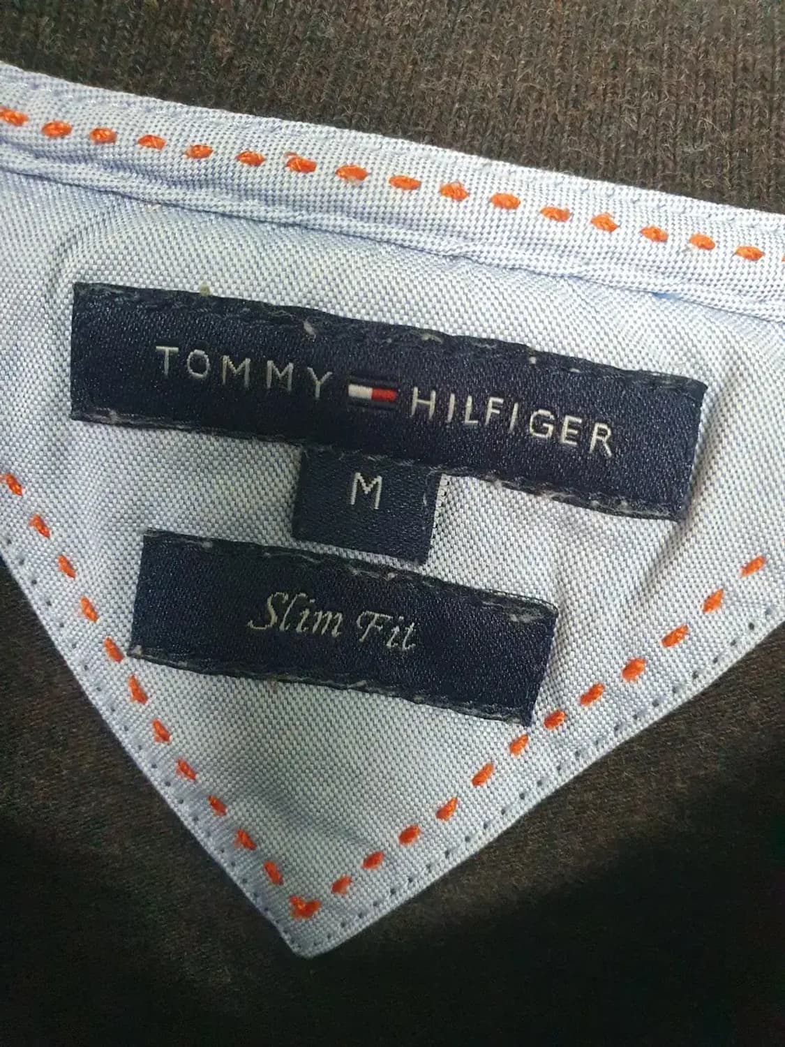 타미힐피거 슬림핏 반팔 카라티 상품이미지3