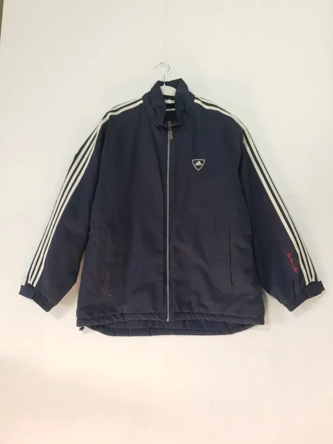 아디다스 네이비 삼선 패딩 점퍼 상품이미지1