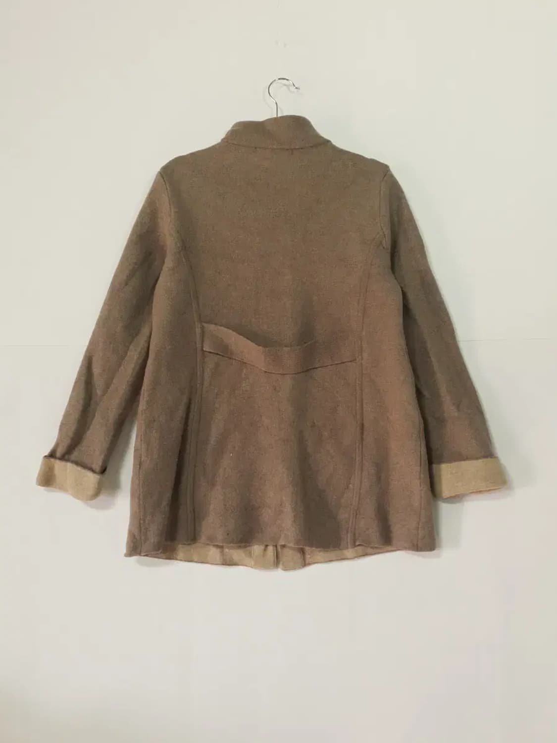 dask 닥스 베이지색 하프 코트 상품이미지2