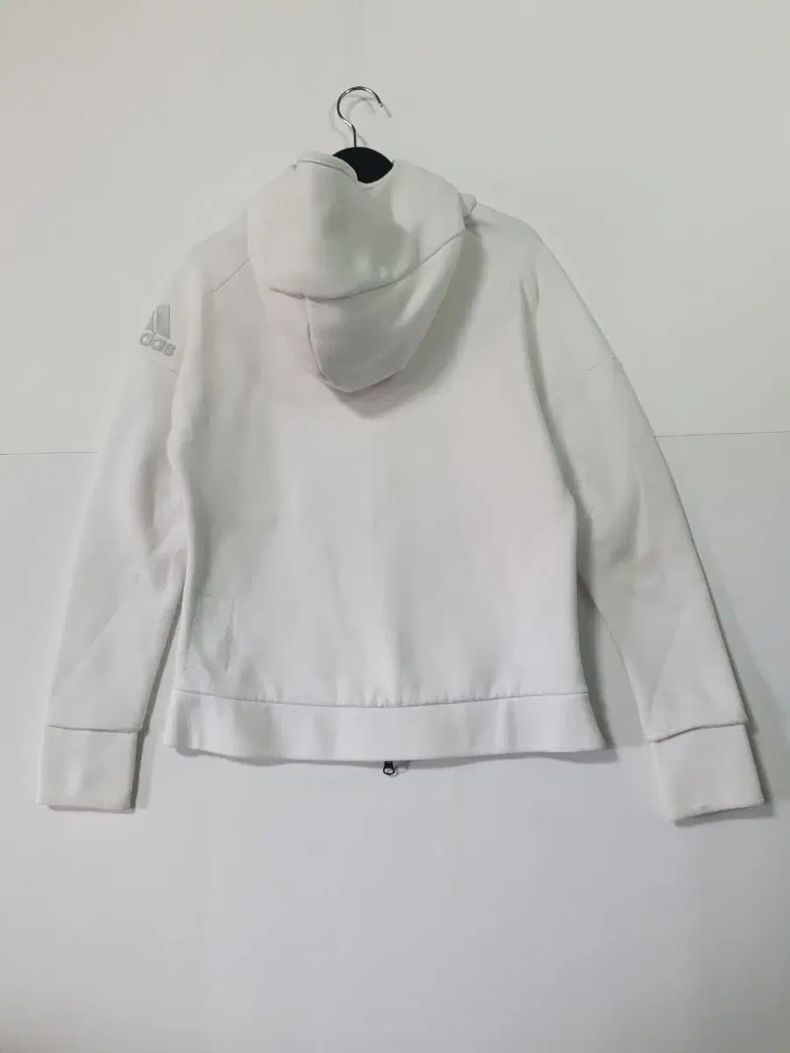 아디다스 화이트 후드집업 상품이미지2