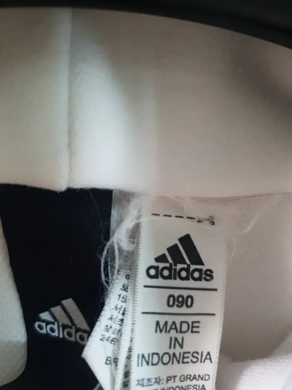 아디다스 화이트 후드집업 상품이미지3