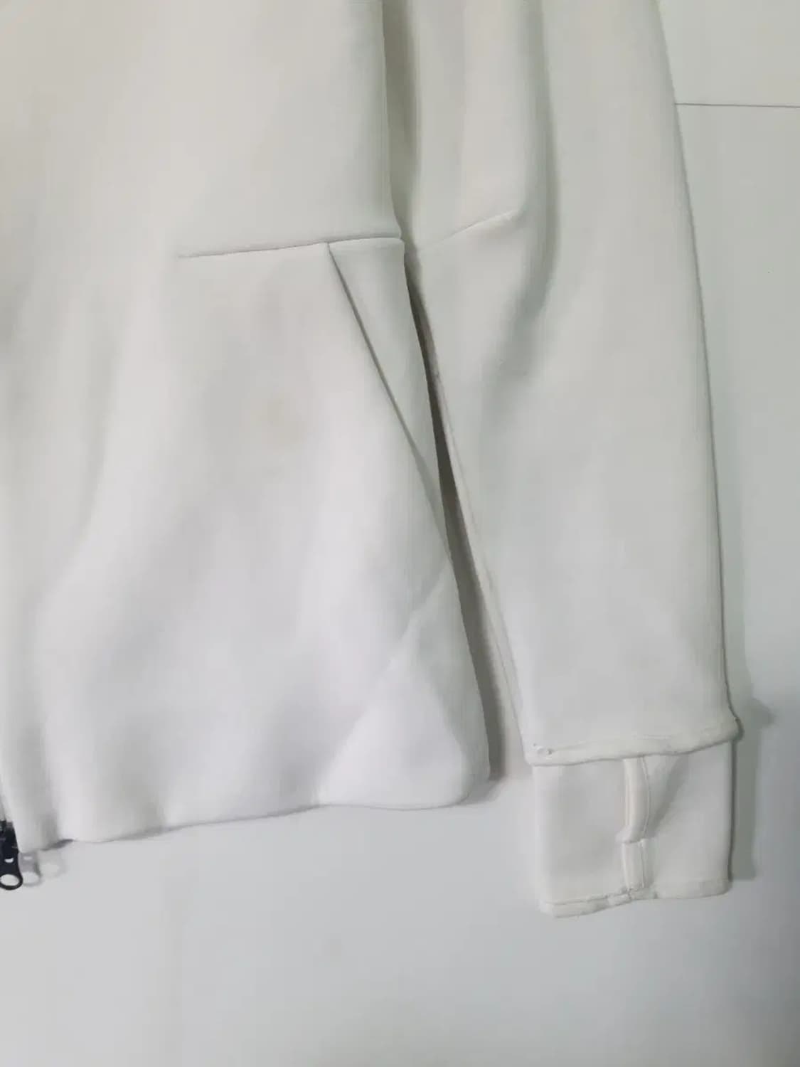 아디다스 화이트 후드집업 상품이미지5