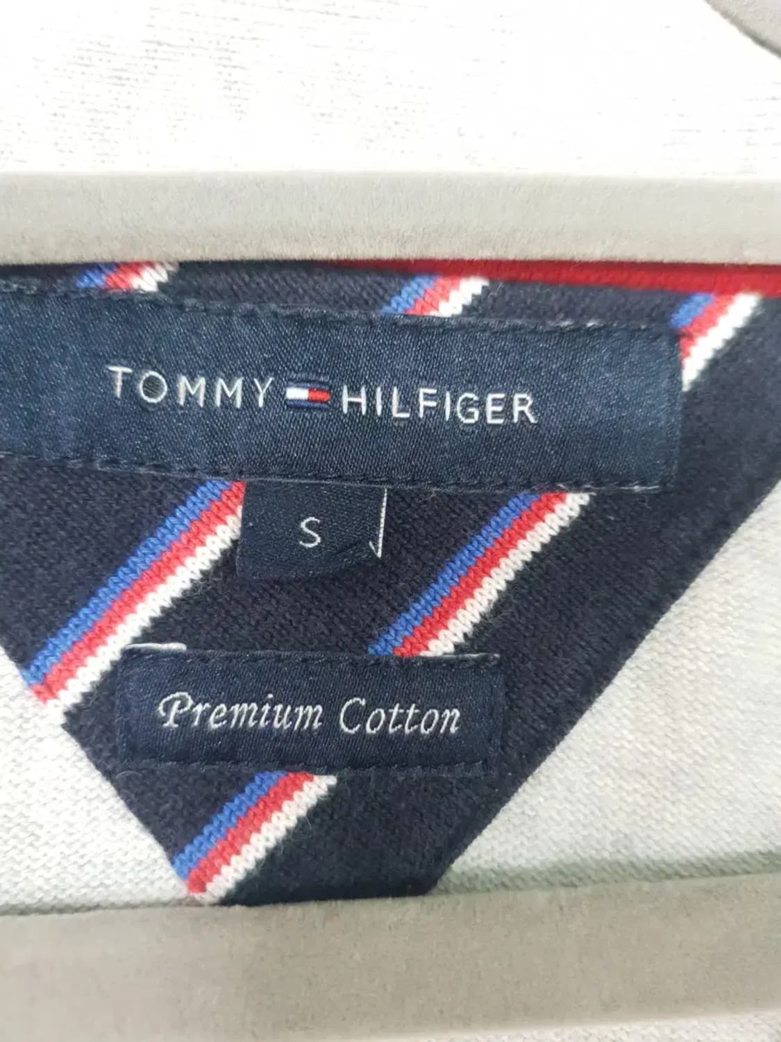 타미힐피거 그레이 면 가디건 상품이미지3