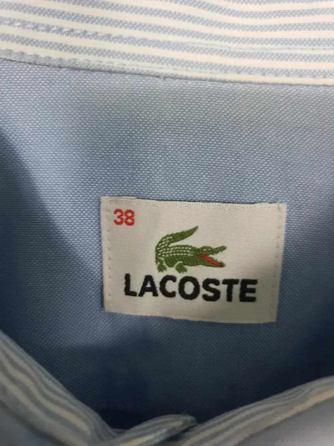 라코스테 하늘색 긴팔 셔츠 상품이미지3