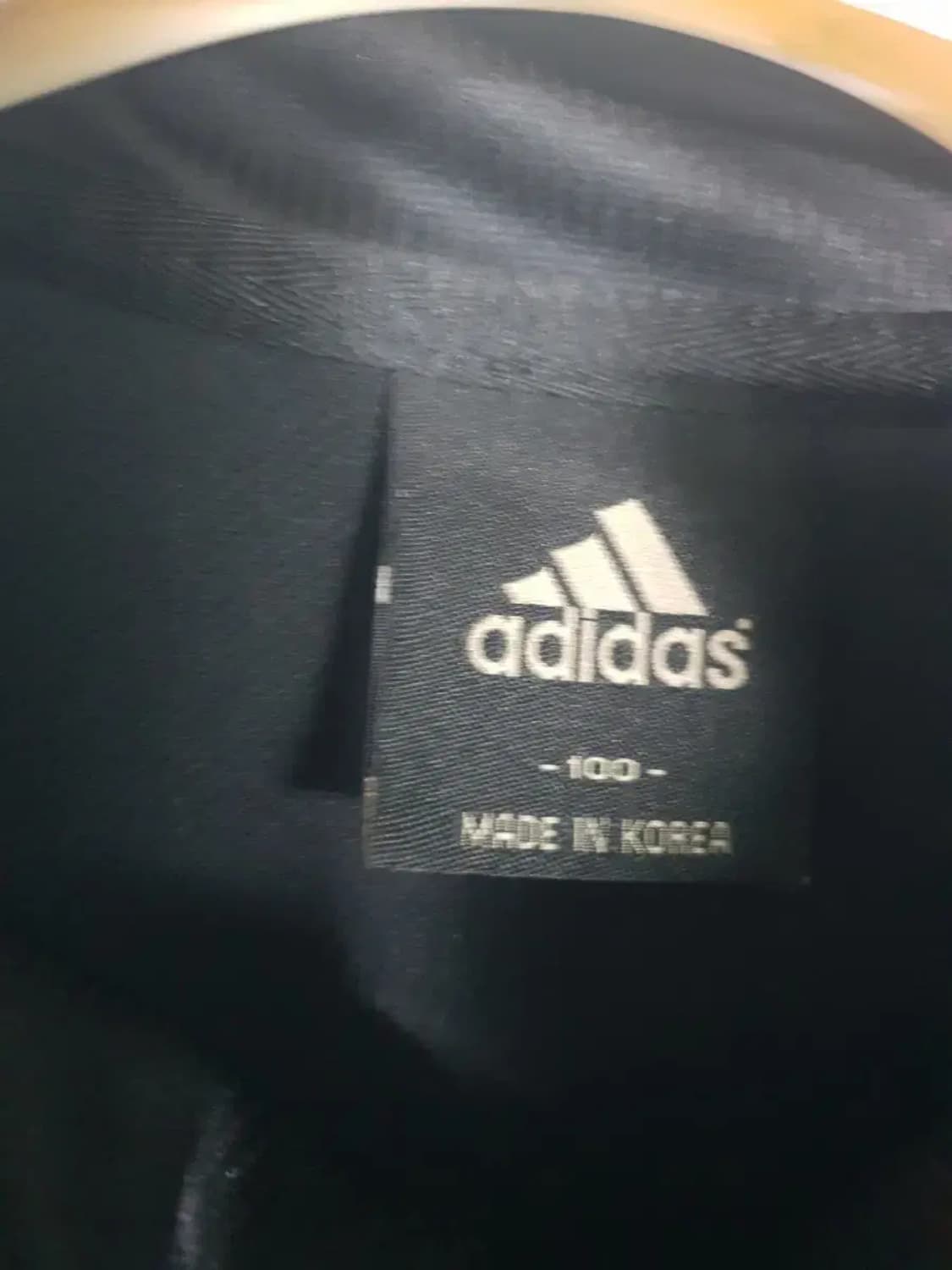 아디다스 블랙 삼선 트레이닝 집업 상품이미지3