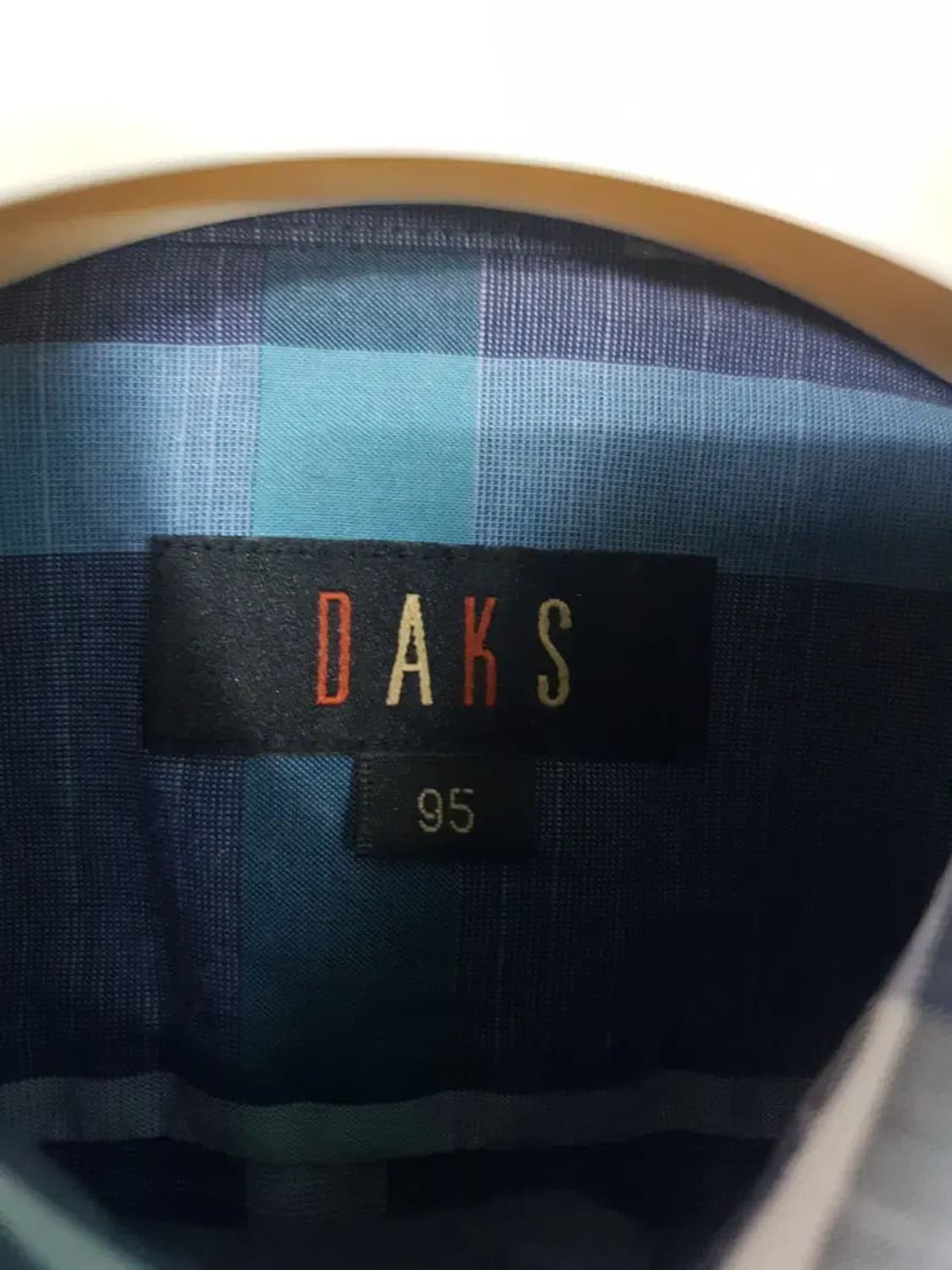 닥스 체크 긴팔 셔츠 블루 상품이미지3