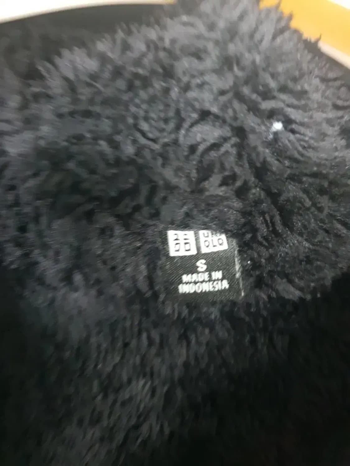 유니클로 내치 양털 후리스 후드 집업 상품이미지3