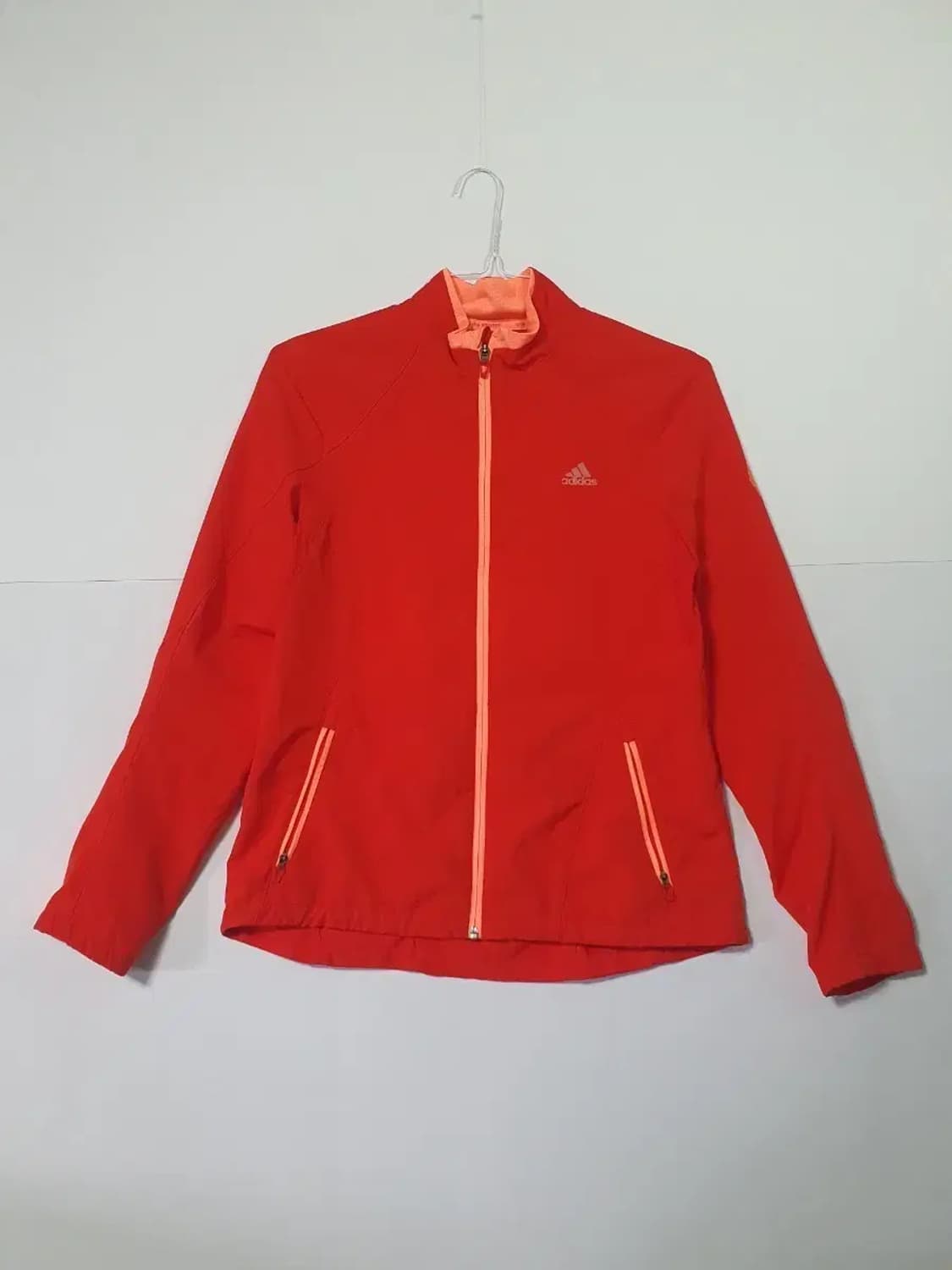 아디다스 여성용 오렌지색 바람막이 상품이미지1