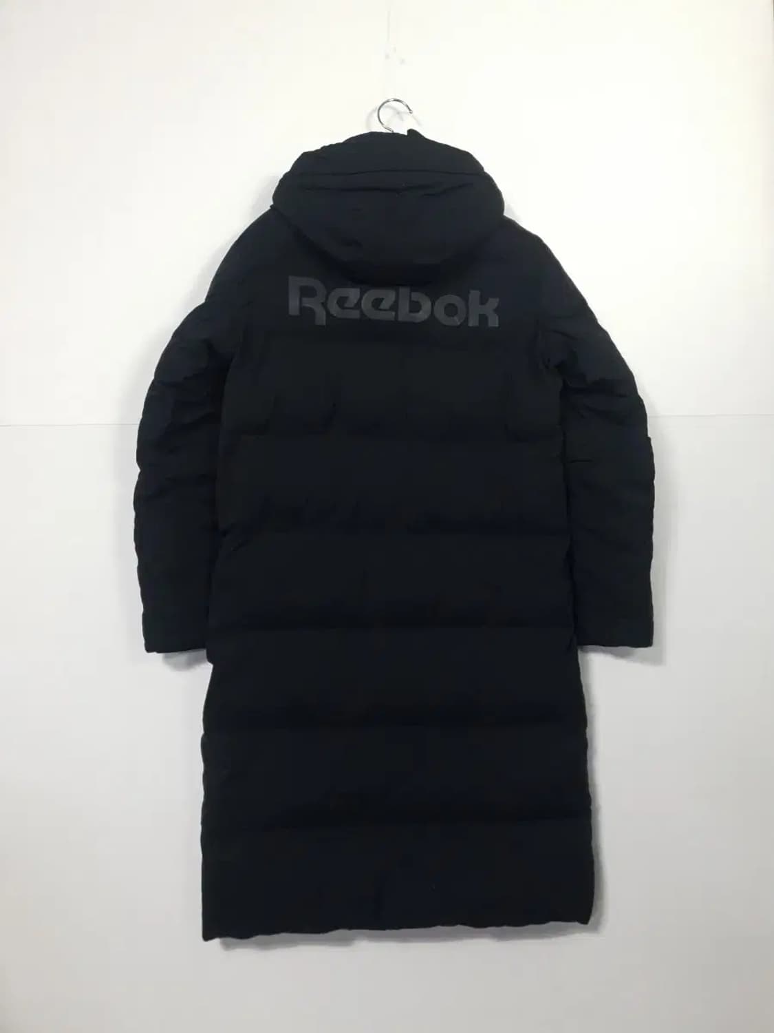 리복 블랙 롱패딩 후드 패딩 상품이미지2