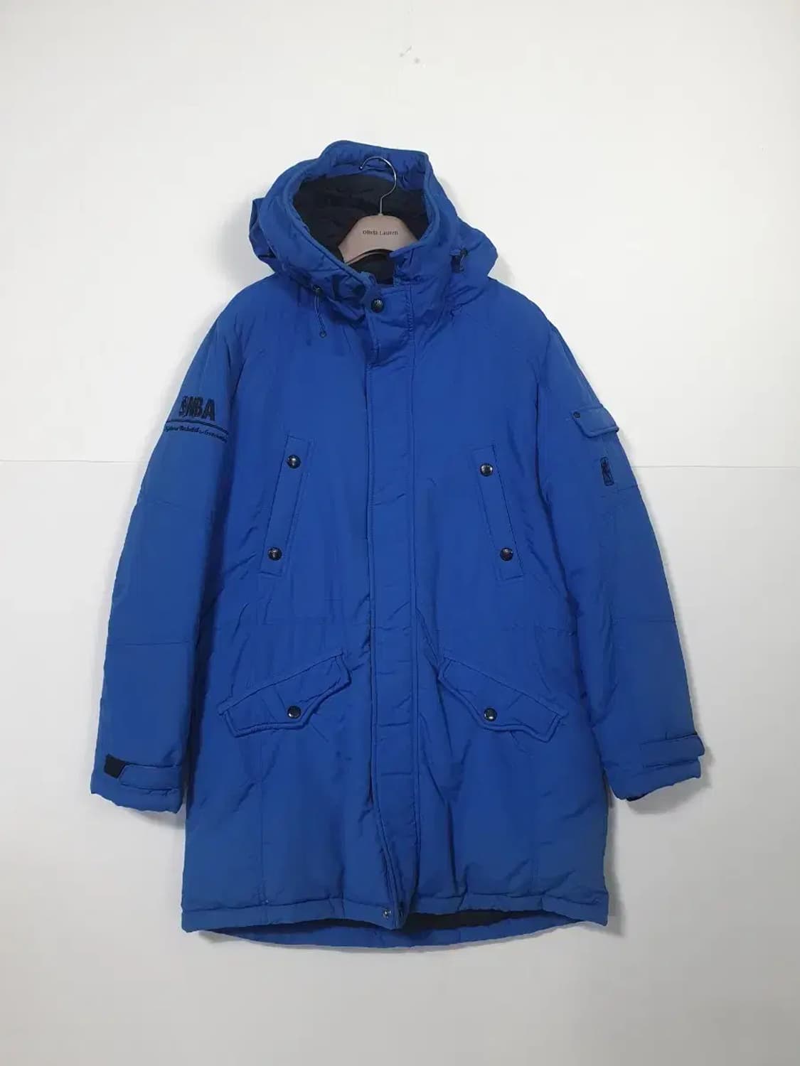 NBA 블루 후드 패딩 코트 상품이미지1