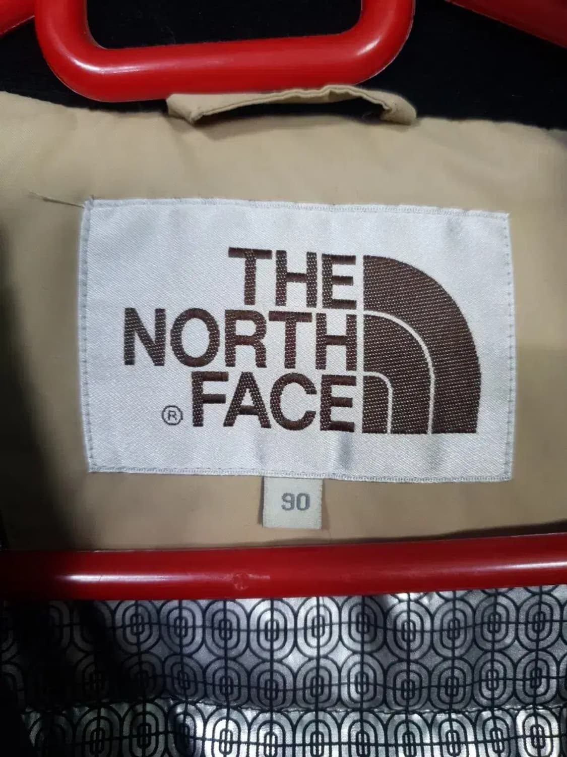 노스페이스 베이지색 패딩 자켓 상품이미지3