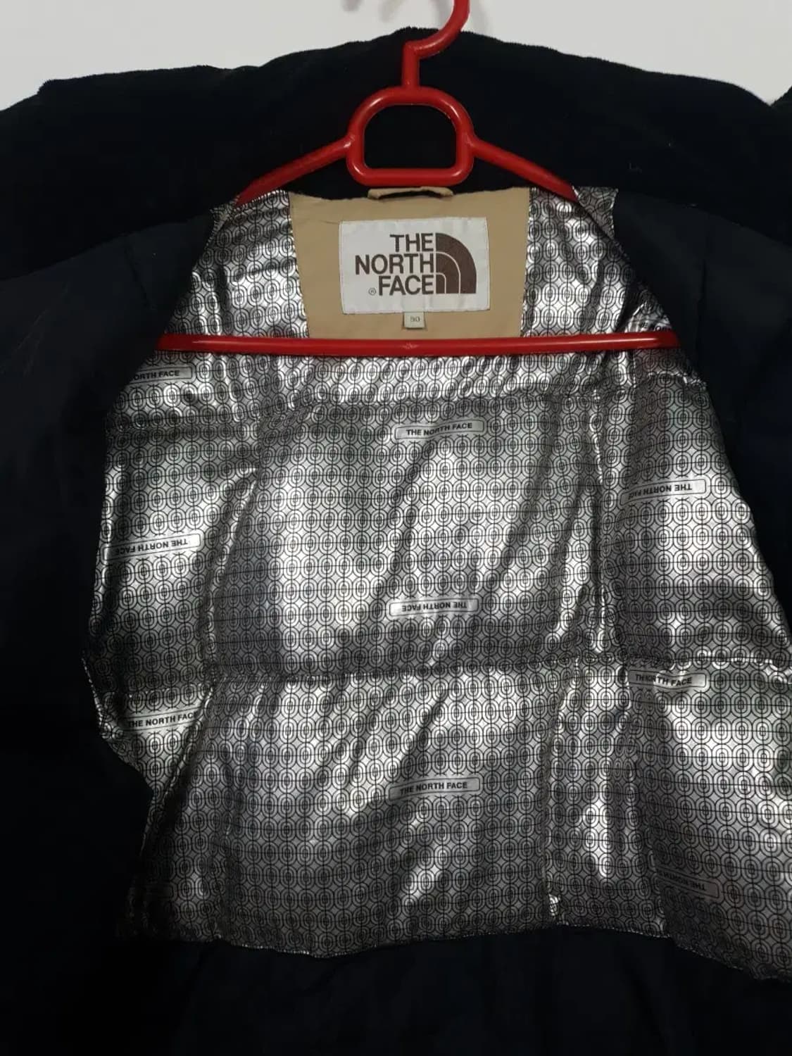 노스페이스 베이지색 패딩 자켓 상품이미지5