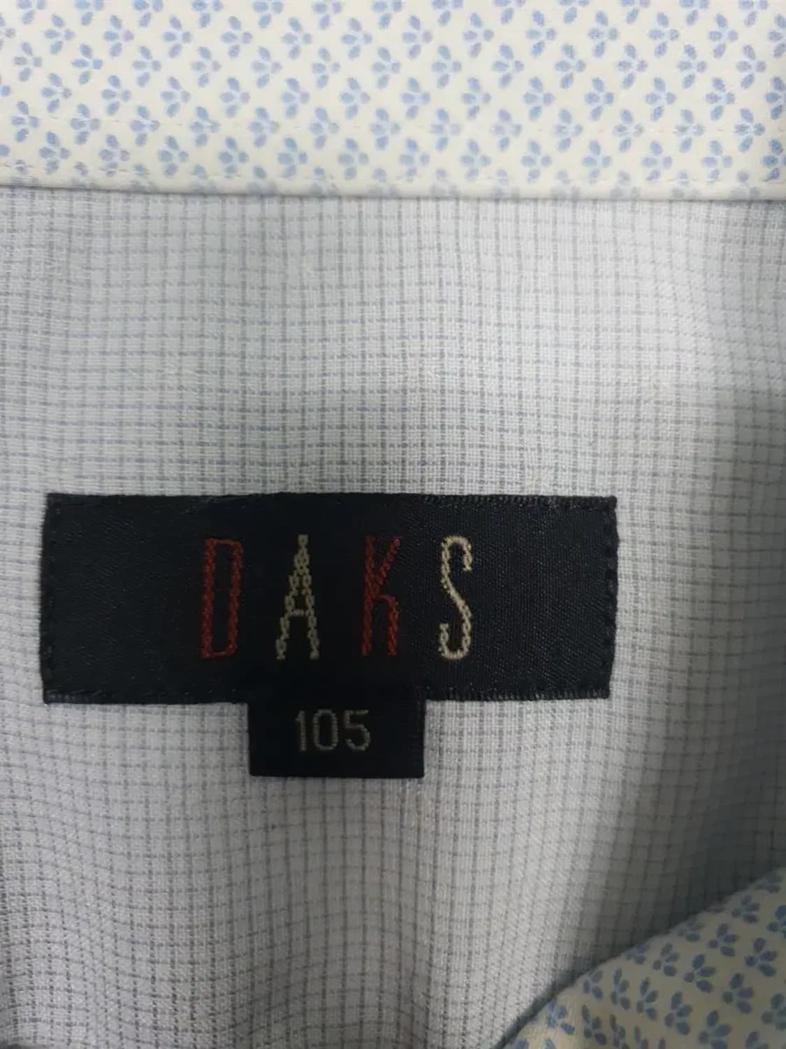 닥스 남성 반팔 스트라이프 셔츠 하늘색 상품이미지3