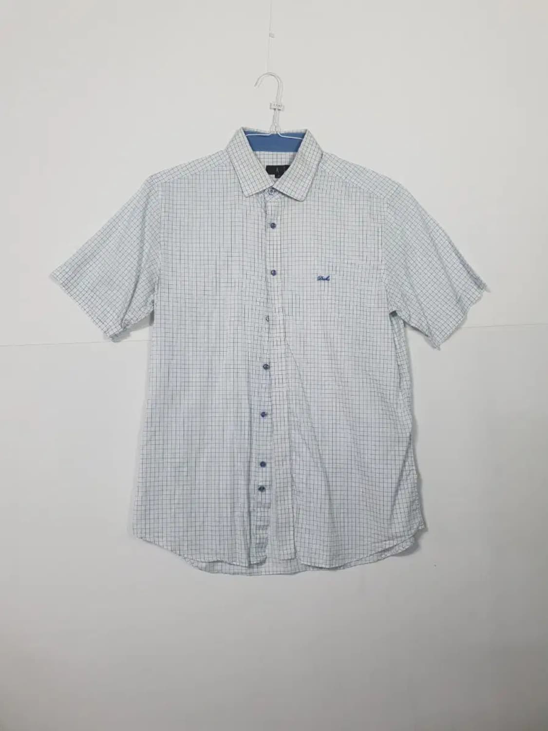 닥스 체크 반팔 셔츠 상품이미지1