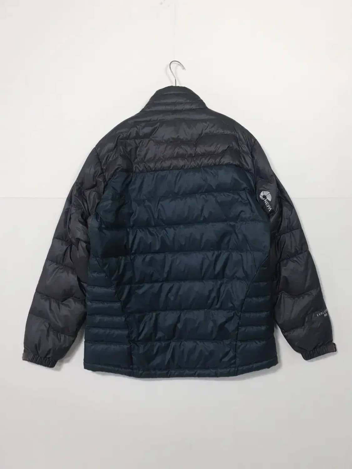 네파 패딩 점퍼 블랙/다크그린 상품이미지2